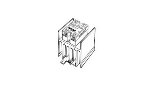 Omron DIN Rail Relay Heatsink | Y92B-N100