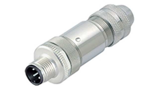 binder Circular Connector, 4 Contacts, Cable, M12 Connector, Plug, Male, IP67, 713 Series | 99 1429 812 04