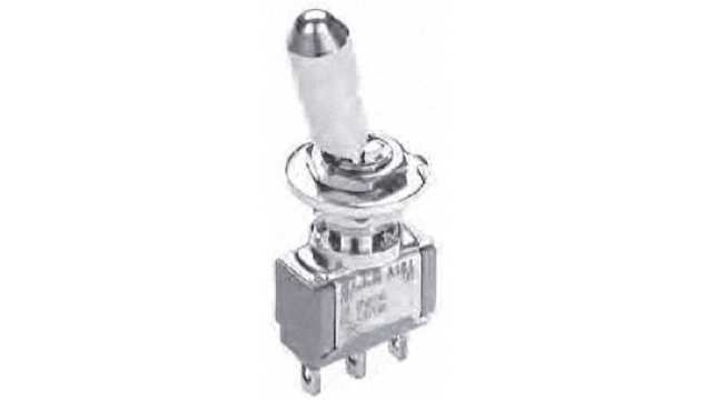 TE Connectivity Toggle Switch, Panel Mount, On-On, SPDT, Through Hole Terminal, 120 V ac, 28V dc | 1825136-7