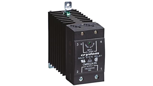 Sensata / Crydom CMR60 Series Solid State Relay, 35 A Load, DIN Rail Mount, 660 V Load, 32 V Control | CMRD6035