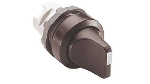 ABB ABB Modular Series 3 Position Selector Switch Head, 22mm Cutout, Black Handle | 1SFA611211R1006  M3SS2-10B