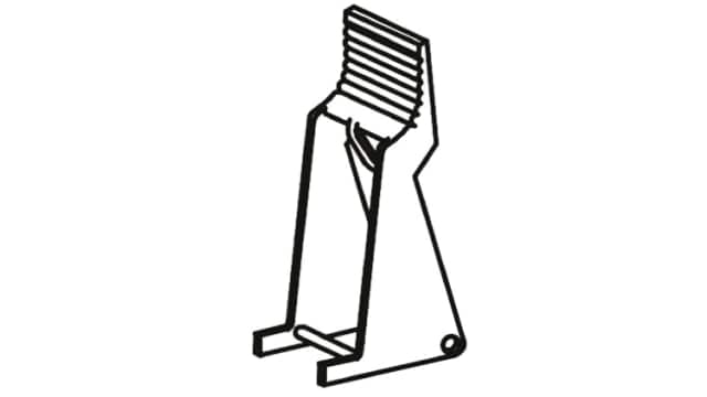 ABB Holder for PCB Relay Socket for CR-P sockets, 1SVR405659R0000 CR-PH | 1SVR405659R0000  CR-PH