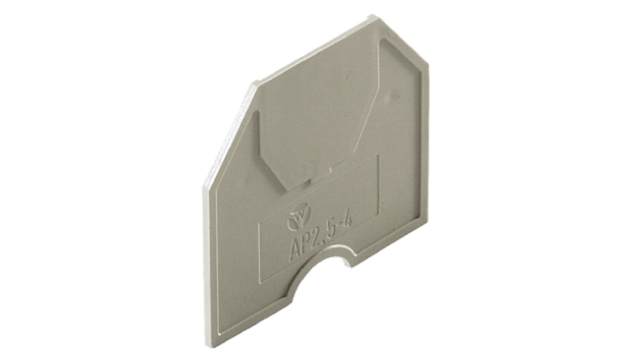 Wieland AP Series End Cover for Use with WK Series DIN Rail Terminal Blocks | 07.311.0155.0