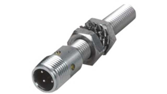 Turck Inductive Threaded Barrel Proximity Sensor, M8, 2 mm Detection, PNP NO, 10 → 30 V dc | Bi2-EG08-AP6X