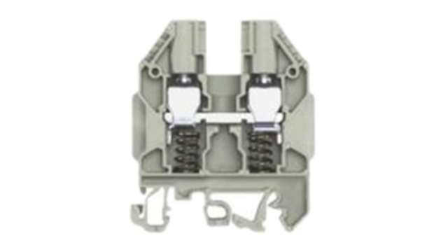Wieland 57.510.0555.0 WKN Series DIN Rail Terminal Block Grey, 1.5 to 16 mm², 1-Level, Screw | 57.510.0555.0