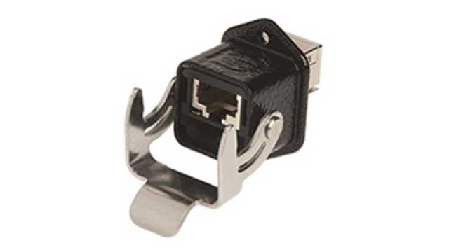 HARTING 09452 Series RJ45 Connector Female, Panel Mount, Cat6 Shielded Straight 1 Port 8 Way | 09452151561
