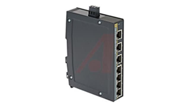 HARTING Ha-VIS eCon 3000 Series DIN Rail Industrial Hub, 7, 1000Mbps Transmission, 24 V, 48 V dc | 24034070000