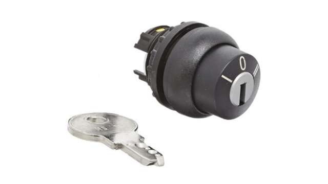 Eaton RMQ-Titan 3-position Key Switch Head, Momentary, 22 mm Cutout | 216895 M22S-WS3