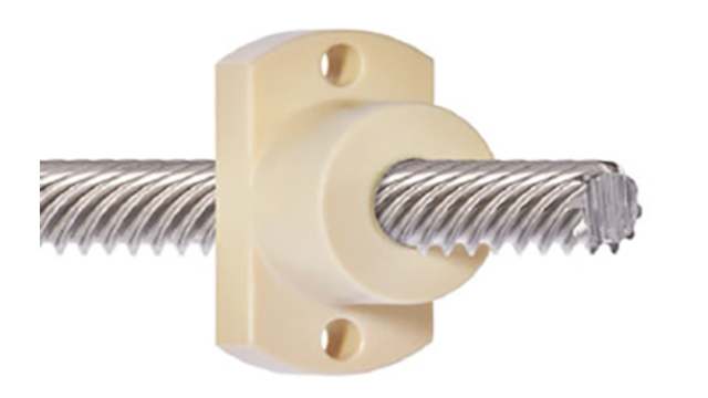 Igus 12 mm Flanged Round Nut For Lead Screw 25 mm | DST-JFRM-252525DS10x12