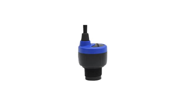 Flowline EchoPod Series Ultrasonic Level Sensor Ultrasonic Level Sensor, Vertical, Polycarbonate Body | DX10-00-8FT