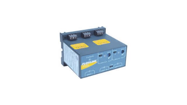 Flowline Switch-Pro Series Remote Level Controller Level Switch, NO/NC, SPDT Relay Output, DIN Rail, Polypropylene Body | LC92-1001
