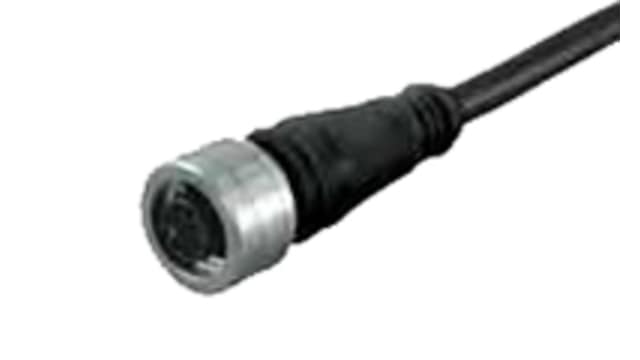 Brad from Molex Female 8 way M12, Right Angle to Male 8 way Unterminated Sensor Actuator Cable, 2 m | 1200650960