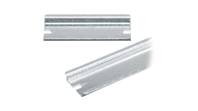 Fibox EKV Series Galvanised Steel DIN Rail for Use with Enclosures, 515 x 35 x 7mm | EKV 50 DIN-35 rail