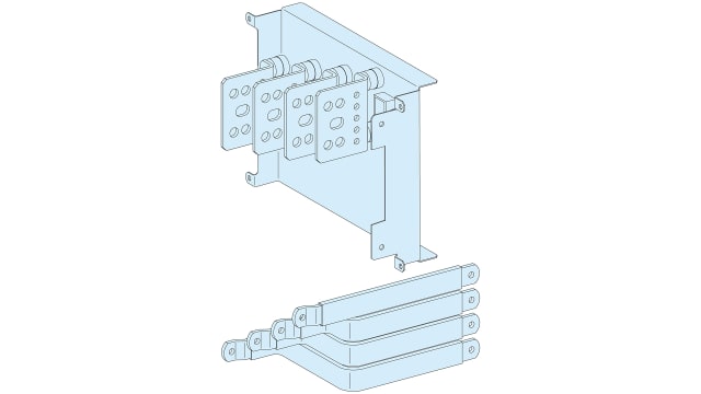 Schneider Electric Cable Tie Assemblies, Connection Transfer Assembly, 454.7 mm x 246.5 mm | LVS04456