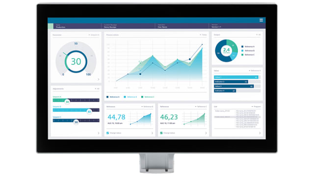 Siemens SIMATIC Series HMI Panel - 21.5 in, TFT Display, 1920 x 1080 pixel | 6AV2128-3XB57-1BX0