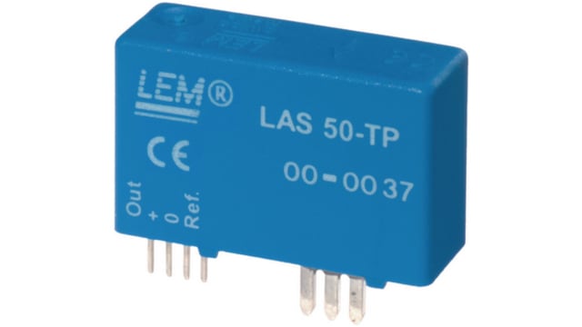 LEM LAS Series Closed Loop Hall Effect Current Transformer, 100A Input, 12 → 15 V | LAS 100-TP