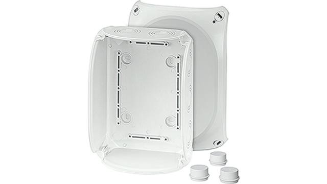 HENSEL DK Series Grey Polycarbonate Junction Box, IP66, IP55, 92 mm, 210 mm 155 mm | DK 1600 G