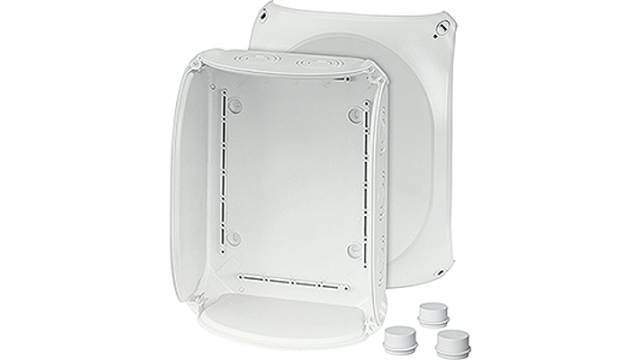 HENSEL DK Series Grey Polycarbonate Junction Box, IP66, IP55, 122 mm, 295 mm 225 mm | DK 3500 G