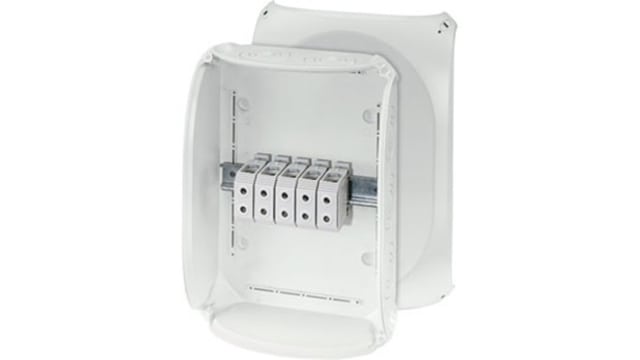 HENSEL DK Series Grey Polycarbonate Junction Box, IP66, 5 Terminals, 122 mm, 355 mm 255 mm | DK 5055 G