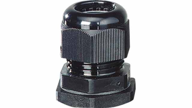 HENSEL ASS Series Black Polyamide Cable Gland, M20 Thread, 5mm min., 13.5mm max., IP66, IP67, IP69 (IP69K) | ASS 20