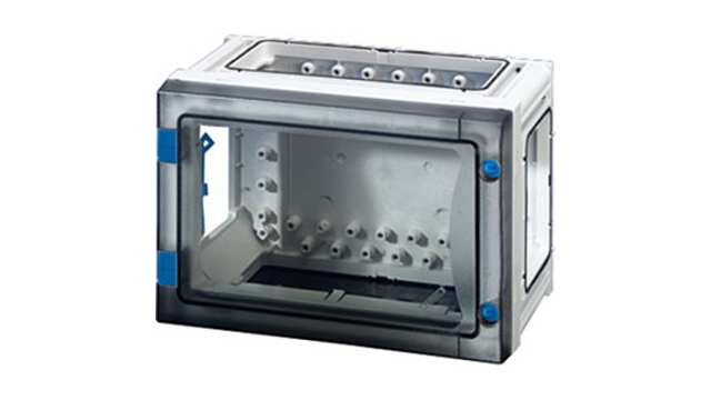 HENSEL FP Series Grey Polycarbonate Junction Box, IP66, 163 mm, 270 mm 180 mm | FP 0100