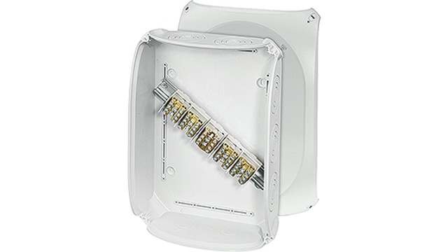 HENSEL DK Series Grey Polycarbonate Junction Box, IP66, 5 Terminals, 122 mm, 355 mm 255 mm | DK 5035 S