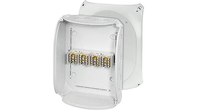 HENSEL DK Series Grey Polycarbonate Junction Box, IP66, 4 Terminals, 122 mm, 295 mm 225 mm | DK 3534 S