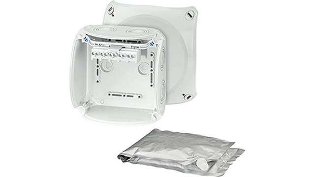 HENSEL WP Series Grey Polycarbonate Junction Box, IP68, 5 Terminals, 77 mm, 130 mm 130 mm | WP 0604 G