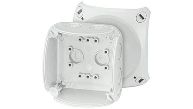 HENSEL KF Series Grey Polycarbonate Junction Box, IP69, IP67, IP66, 62 mm, 93 mm 93 mm | KF 0200 G