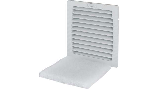 Eaton xE?ect E-FAN Series Fan Filter for 177 x 177mm Fans, Plastic Filter, Plastic Frame, 202 x 202 x 34mm | 167294 EX-FILT3