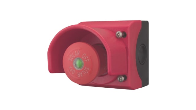 Eaton Push Emergency Stop Push Button Switch - 2 NC, Plastic, 1 Cutouts, Red, SOLAR OFF, IP67, IP69K | 150645 M22-SOL-PVT45PMPI02Q