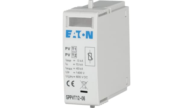 Eaton Surge Protector, 15 kA, 1.7 kV | 177259 SPPVT12-06