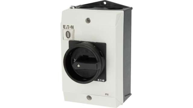 Eaton Rotary Switch Knob for Warning label Safety switch Black rotary handle and locking ring | 172959 T3-2-2092CH/I2/SVB-SW-SI-CHD-230V