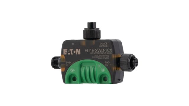 Eaton Straight Circular Connector Adapter M12 M12 | 174721 EU1E-SWD-1CX