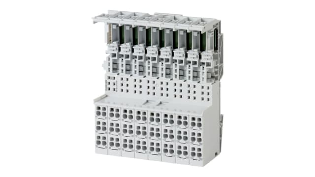 Eaton, Eaton XN, Vertical, Pluggable Terminal Block, Plug, Rail Mount, Spring Loaded/Screw Terminal Termination | 140137 XN-B3S-SBB