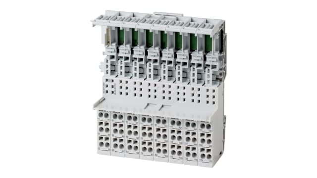 Eaton, Eaton XN, Vertical, Pluggable Terminal Block, Plug, Rail Mount, Spring Loaded/Screw Terminal Termination | 140133 XN-B3T-SBB