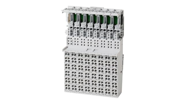 Eaton, Eaton XN, Vertical, Pluggable Terminal Block, Plug, Rail Mount, Spring Loaded/Screw Terminal Termination | 140136 XN-B6T-SBBSBB