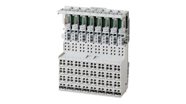 Eaton, Eaton XN, Vertical, Pluggable Terminal Block, Plug, Rail Mount, Spring Loaded/Screw Terminal Termination | 140139 XN-B4S-SBBC