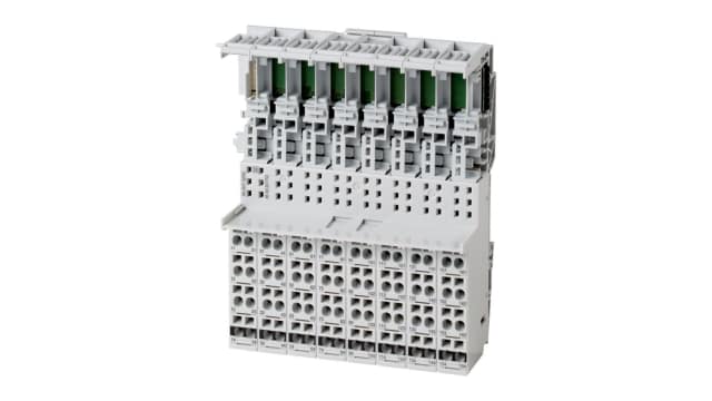 Eaton, Eaton XN, Vertical, Pluggable Terminal Block, Plug, Rail Mount, Spring Loaded/Screw Terminal Termination | 140135 XN-B4T-SBBC