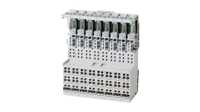 Eaton, Eaton XN, Vertical, Pluggable Terminal Block, Plug, Rail Mount, Spring Loaded/Screw Terminal Termination | 140138 XN-B3S-SBC