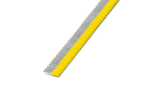 Phoenix Contact, AI Insulated Ferrule, 14 mm Pin Length, 1.5 mm Pin Diameter, Yellow | 1212782