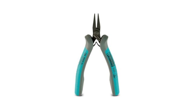 Phoenix Contact 1212484 1-Piece Flat Nose Plier, 125 mm Overall ESD Safe | 1212484