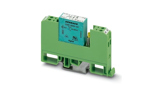 Phoenix Contact EMG 10-REL/KSR-G 24/2-LC Series Relay Module, DIN Rail Mount, 24V Coil, NC, 6A Load | 2942111