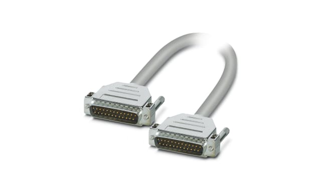 Phoenix Contact D-Sub D-Sub Cable, 1m PVC | 2305635