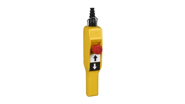 Schneider Electric 2 NO Push Button Pendant Station Yellow Polypropylene | XACA2033