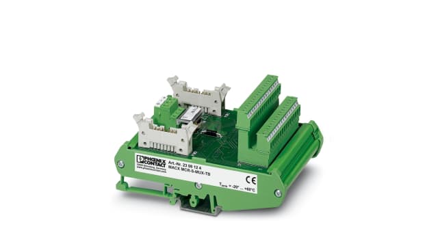 Phoenix Contact MACX MCR-S-MUX-TB Series Female Interface Module, Terminal Block Connector, DIN Rail, 55mA | 2308124