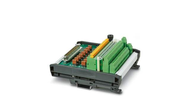Phoenix Contact UM-D37M/DS/FU/DI120V/C300/R IM Series 16-Contact Female Interface Module, D-Sub Connector, DIN Rail, | 2905866