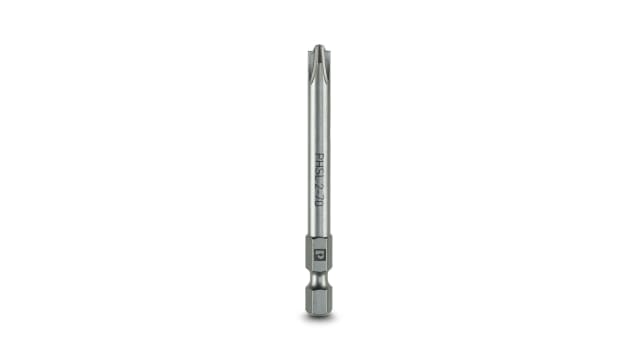 Phoenix Contact Driver Bit, 1/4 in Tip, PH 2 x 70 mm Tip, Pozidriv Drive, 70 mm Overall 5-Piece | 1212601