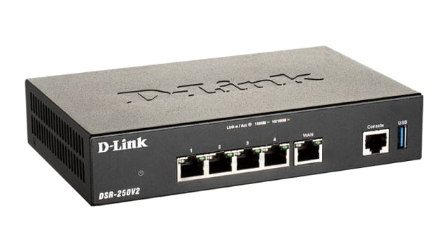 D-Link 1300Mbps Unified Services VPN Router 7 WiFi 5GHz | DSR-250V2/B