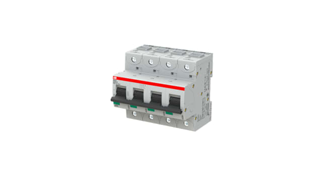 ABB 2CCS Miniature Circuit Breaker, 4-Pole, 125 A, 50 kA Breaking Capacity | 2CCS864001R1845